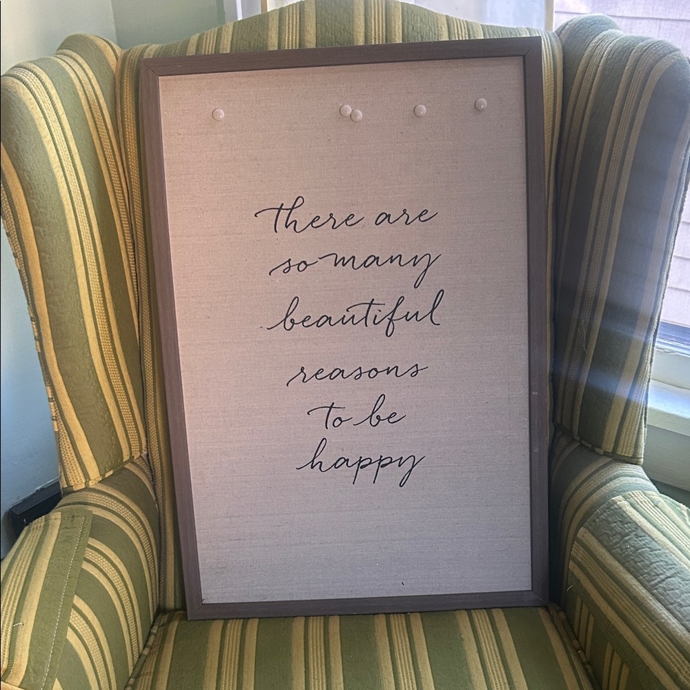 Magnetic Framed Canvas Photo Board